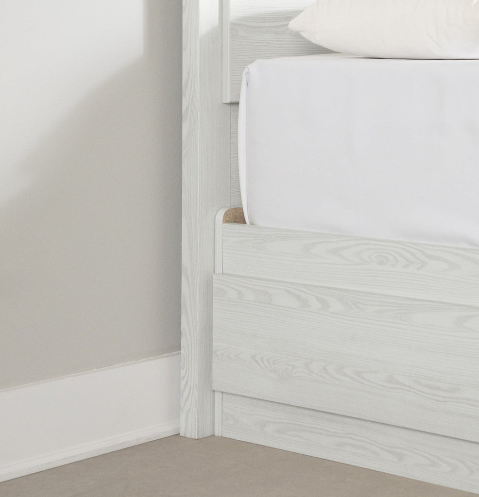 Arlen Mates Bed With 3 Drawers And Headboard Set - White Pine | Arlen Ensemble Lit Matelot 3 Tiroirs Et Tete De Lit - Pin Blanc