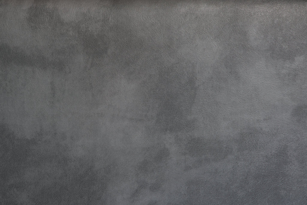 Alto Counter-Height Dining Bench with Vegan-Leather Fabric, Metal, 44.1"W - Grey | Banc de salle à manger Alto de 44,1 po (L) de hauteur comptoir en tissu de cuir végétalien et métal - gris