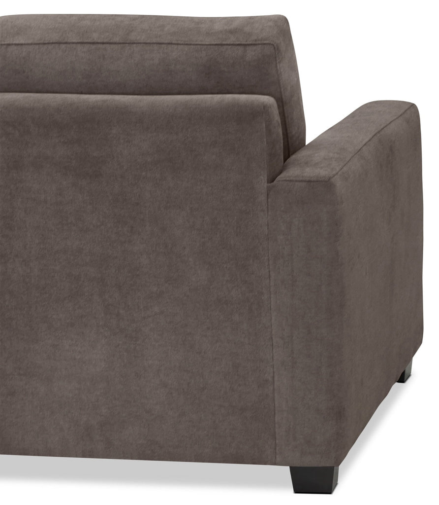 Becca Chenille Full-Size Sofa Bed – Charcoal|Sofa-lit double Becca en chenille –  anthracite