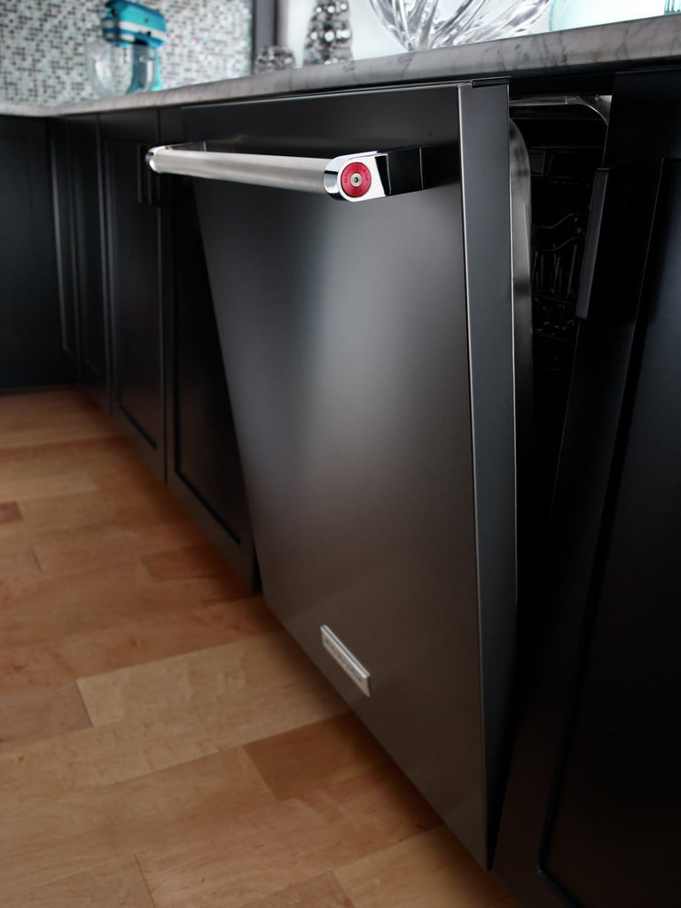 KitchenAid Built-In Top-Control Dishwasher with Dynamic Wash Arms – KDTM404EBS|Lave-vaisselle encastré KitchenAid – KDTM404EBS|KDTM404E