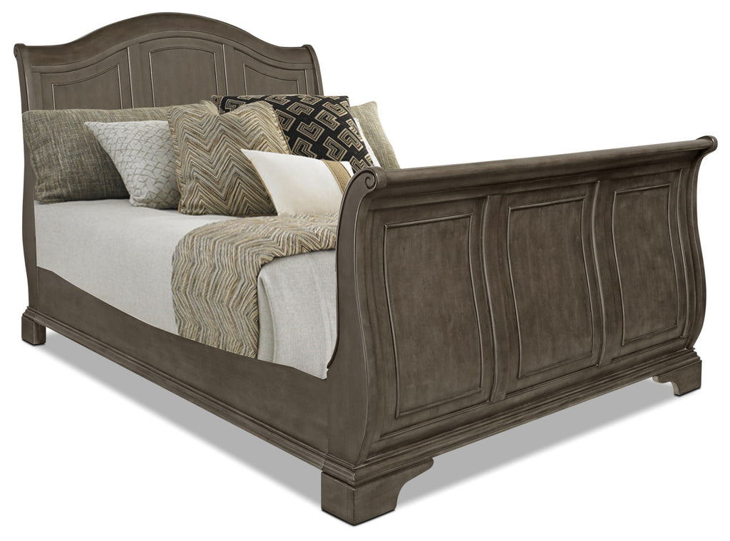 Carmen 7-Piece Queen Bedroom Package – Grey|Ensemble de chambre à coucher Carmen 7 pièces avec grand lit - gris|CARMGQP7