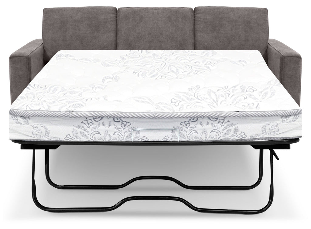 Becca Chenille Full-Size Sofa Bed – Grey|Sofa-lit double Becca en chenille –  gris