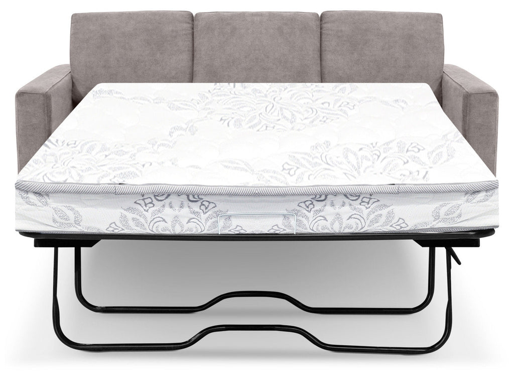 Becca Chenille Full-Size Sofa Bed – Ash|Sofa-lit double Becca en chenille –  cendre