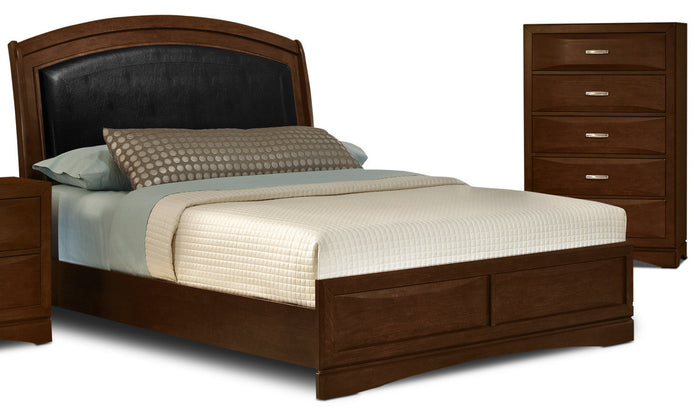 Beverly 4-Piece Queen Bed and Chest Package|Ensemble de chambre à coucher Beverly 4 pièces avec grand lit et commode verticale