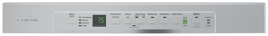 GE Built-In Tall-Tub Dishwasher with Front Controls – PDF820SSJSS|Lave-vaisselle encastré GE à cuve haute avec commandes à l'avant - PDF820SSJSS|PDF820SS