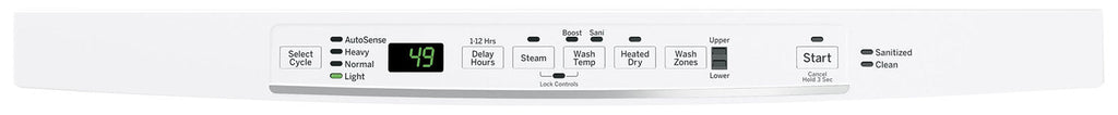GE Tall-Tub Dishwasher with Hidden Controls – GDT545PGJWW|Lave-vaisselle GE à cuve haute avec commandes dissimulées - GDT545PGJWW