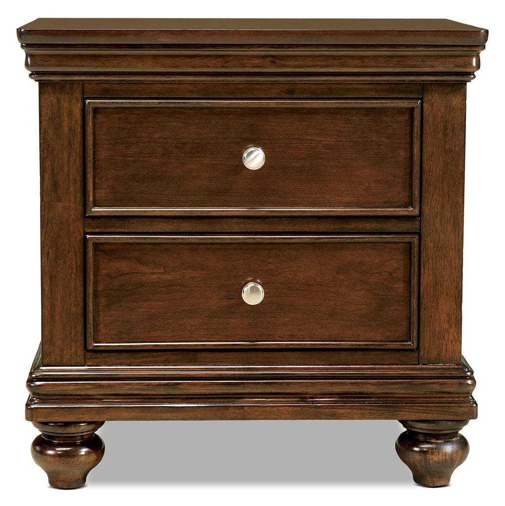 Bridgeport 6-Piece King Bedroom Package with 2 Nightstands – Cherry|Ens. de chambre à coucher Bridgeport 6 pièces avec très grand lit et 2 tables de nuit - cerisier
