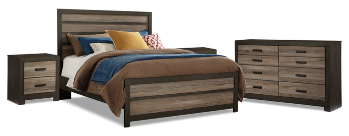 Harlinton 6-Piece Queen Bedroom Package with 2 Nightstands|Ensemble de chambre à coucher Harlinton 6 pièces avec grand lit et 2 tables de nuit