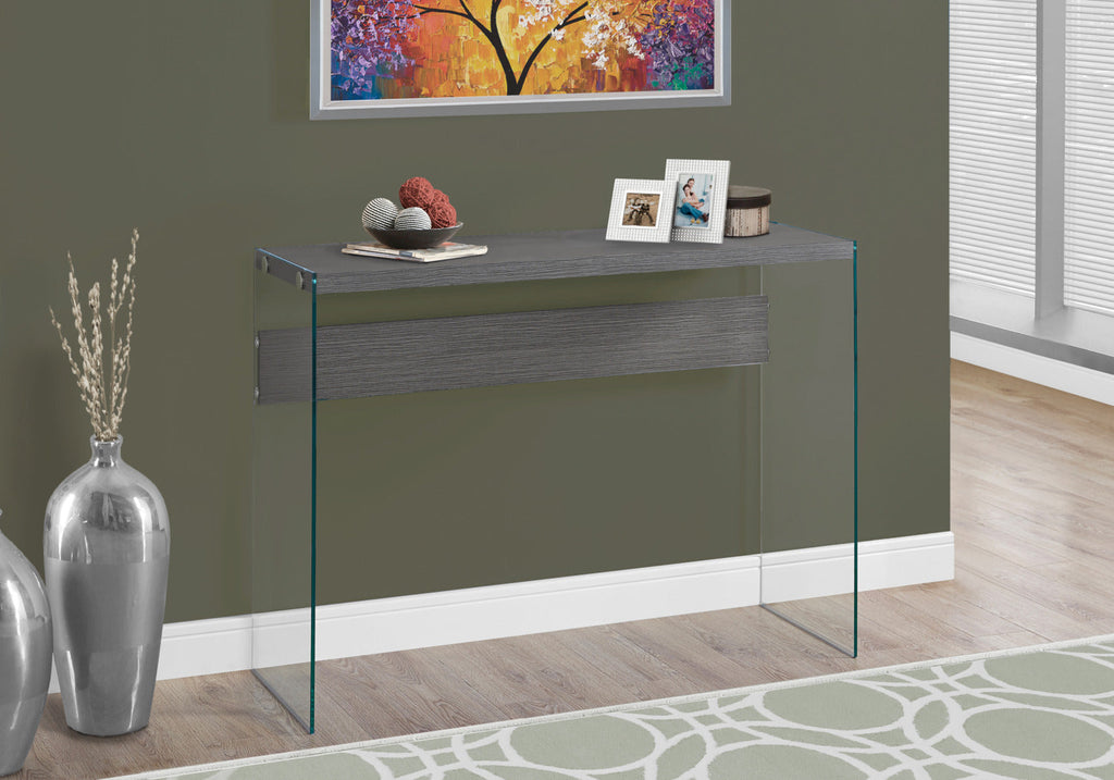 Yonah Sofa Table – Grey|Table de salon Yonah - grise|YONGRCON