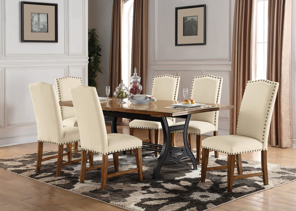 Alpine 7-Piece Dining Package – Beige|Ensemble de salle à manger Alpine 7 pièces - beige