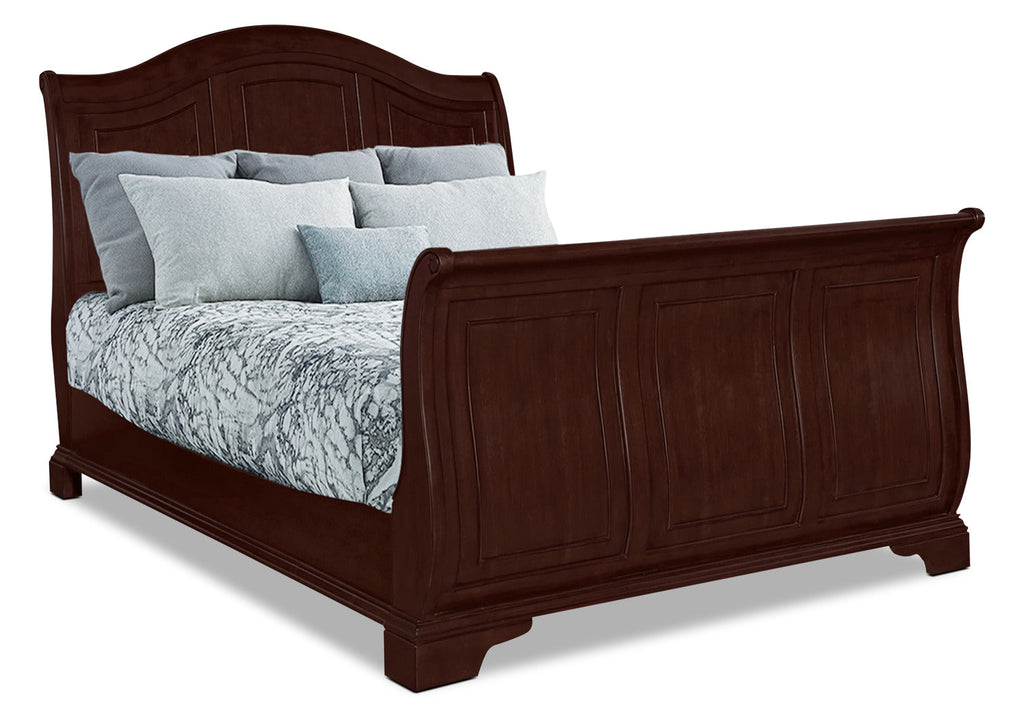 Carmen 7-Piece Queen Bedroom Package – Cherry|Ensemble de chambre à coucher Carmen 7 pièces avec grand lit - cerisier|CARMCQP7