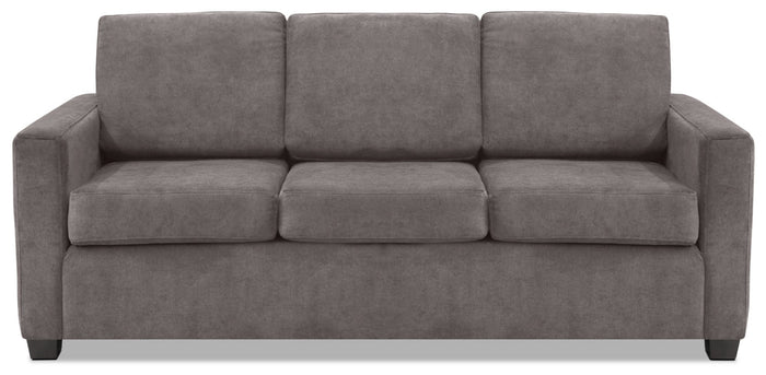 Becca Chenille Full-Size Sofa Bed – Grey|Sofa-lit double Becca en chenille –  gris