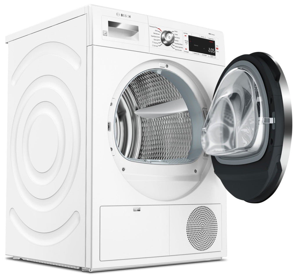 Bosch Home Connect 4.0 Cu. Ft. Ventless Compact 800 Series Dryer – WTG865H2UC|Sécheuse compacte sans évacuation d'air Bosch de série 800 de 4,0 pi3 avec application Home Connect - WTG865H2UC|WTG865H2
