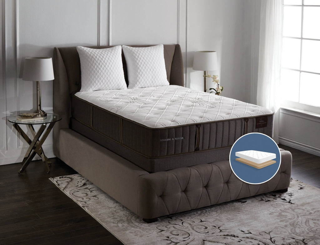 Stearns & Foster Finsbury Firm Low-Profile Full Mattress Set|Ensemble matelas ferme à profil bas Finsbury de Stearns & Foster pour lit double