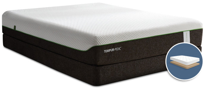 TEMPUR-Flex® Recover Tight-Top Low-Profile King Mattress Set|Ensemble matelas à plateau régulier à profil bas Recover TEMPUR-FlexMC pour très grand lit