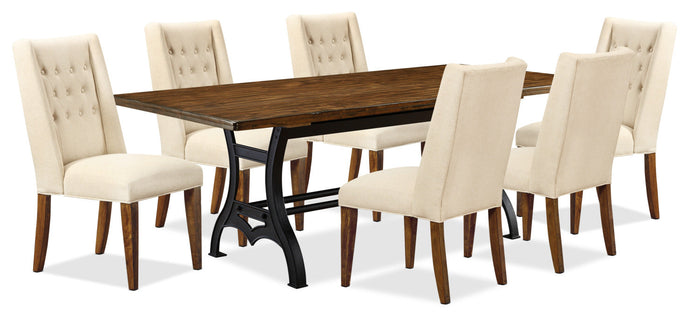 Alpine 7-Piece Dining Package – Beige|Ensemble de salle à manger Alpine de 7 pièces - beige