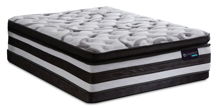 Serta iComfort® Hybrid Manolo Medium Super Pillow-Top Full Mattress Set|Ensemble semi-ferme à plateau-coussin épais Manolo iComfort Hybride de Serta pour lit double