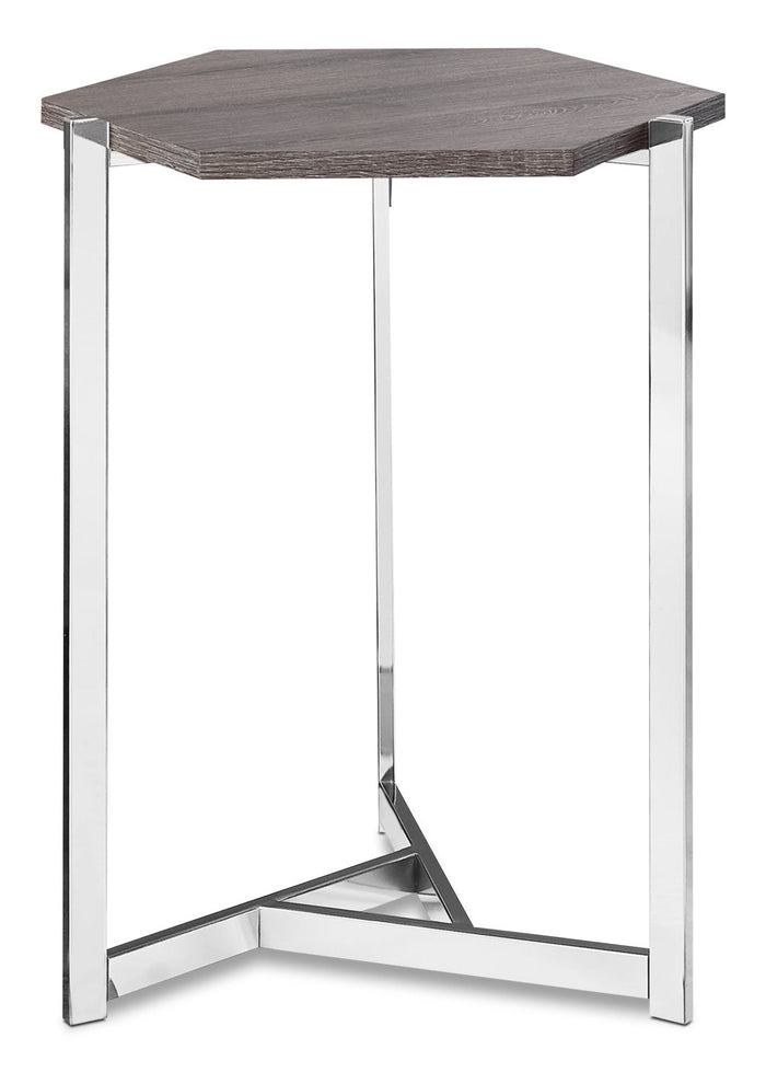 Atka Accent Table – Dark Taupe|Table d'appoint Atka - taupe foncé|ATKTPCST
