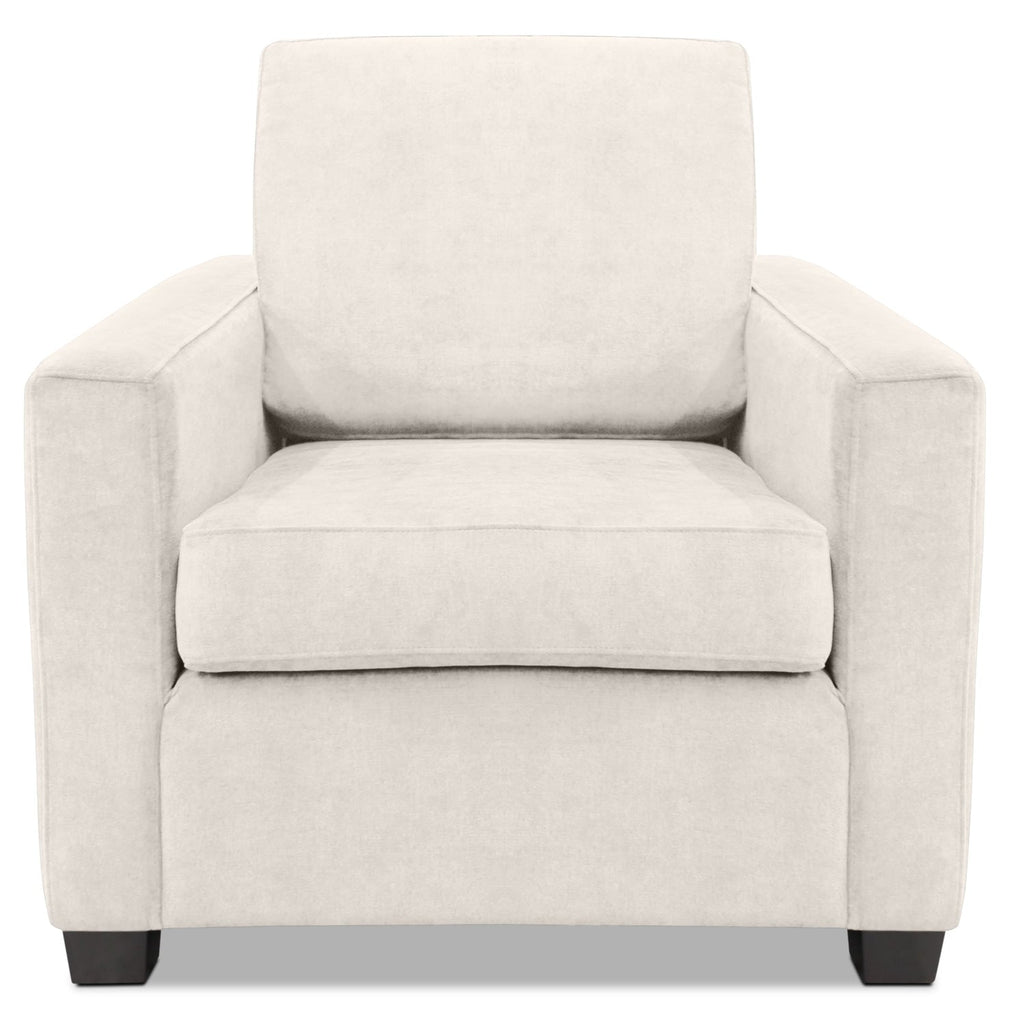 Becca Chenille Chair – Silver|Fauteuil Becca en chenille - argenté