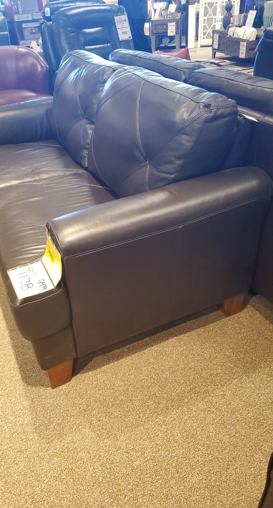 Vita 100% Genuine Leather Sofa – Chocolate|Sofa Vita en cuir 100 % véritable - chocolat|VITACH-S - Open-Box