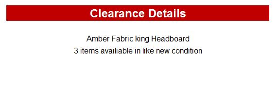 Amber King Headboard - Charcoal|Tête de lit Amber pour très grand lit - anthracite - Open-Box