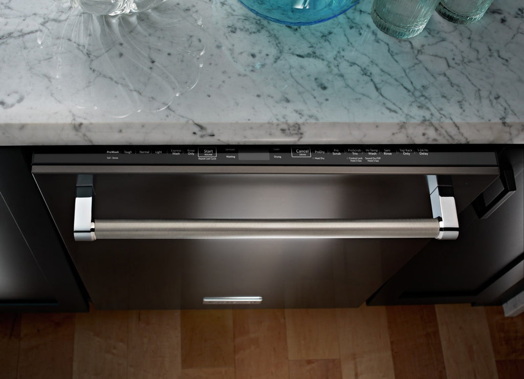 KitchenAid Built-In Top-Control Dishwasher with Dynamic Wash Arms – KDTM404EBS|Lave-vaisselle encastré KitchenAid – KDTM404EBS|KDTM404E
