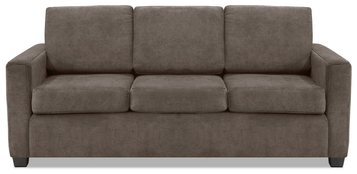 Becca Chenille Full-Size Sofa Bed – Charcoal|Sofa-lit double Becca en chenille –  anthracite