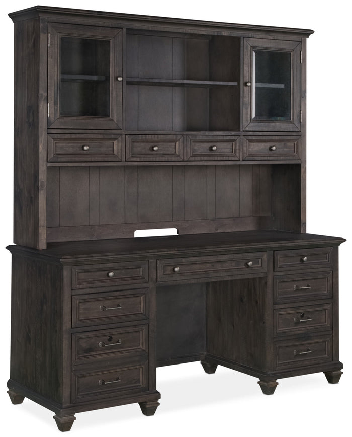 Calistoga 66" Desk with Hutch|Bureau Calistoga 66 po avec crédence|CA66DPKG