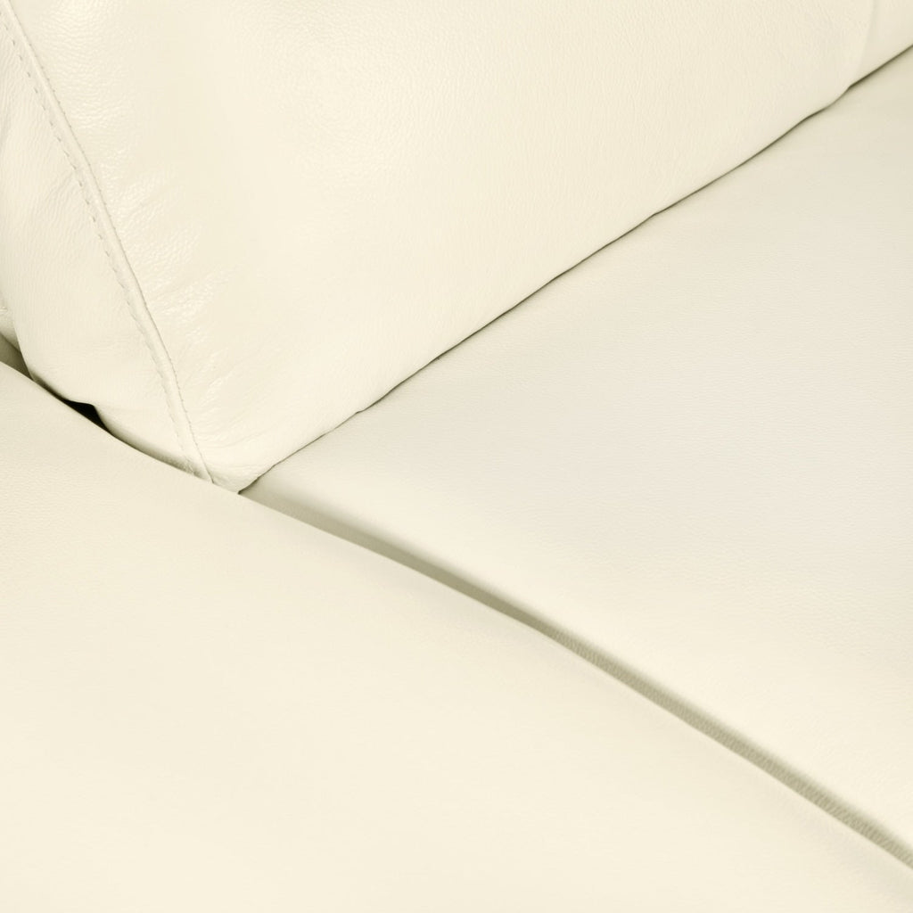 Romeo 4-Piece Genuine Leather Right-Facing Sectional - Beige|Sofa sectionnel de droite Romeo 4 pièces en cuir véritable - beige|ROMEBRS4