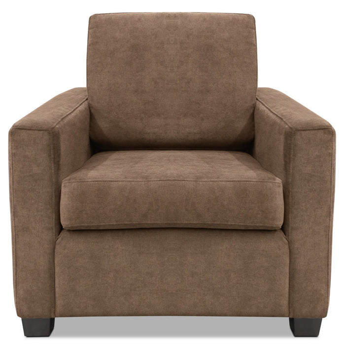 Becca Chenille Chair – Cappuccino|Fauteuil Becca en chenille - cappuccino