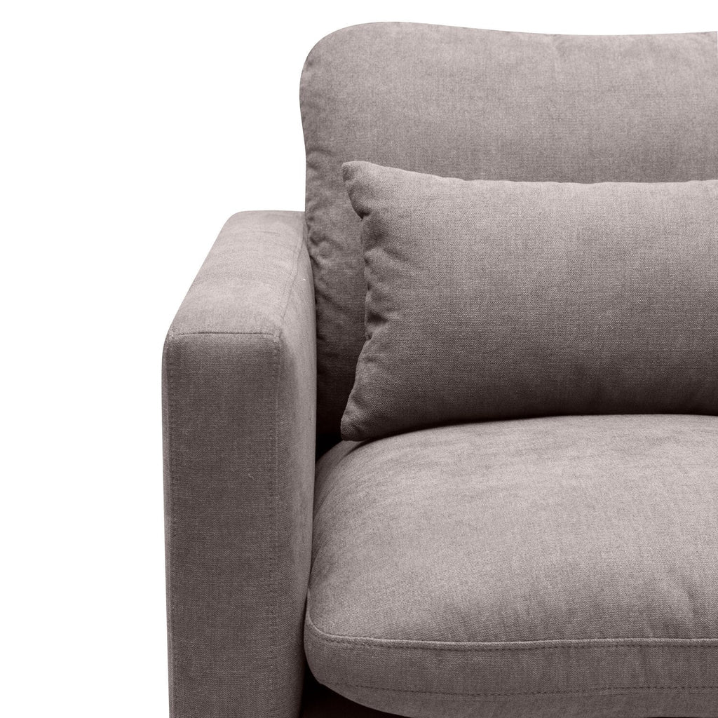 Kortlyn 78" Linen-Look Fabric Sofa - Grey | Sofa Kortlyn de 78 po en tissu d’apparence lin - gris