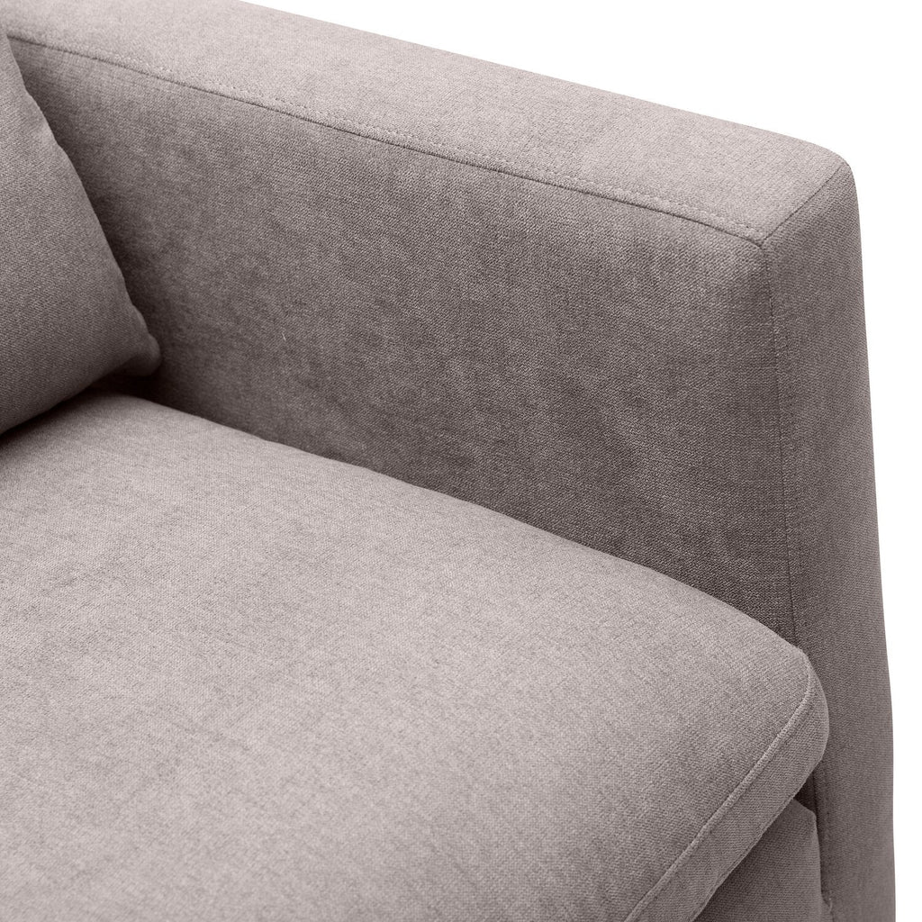 Kortlyn 78" Linen-Look Fabric Sofa - Grey | Sofa Kortlyn de 78 po en tissu d’apparence lin - gris