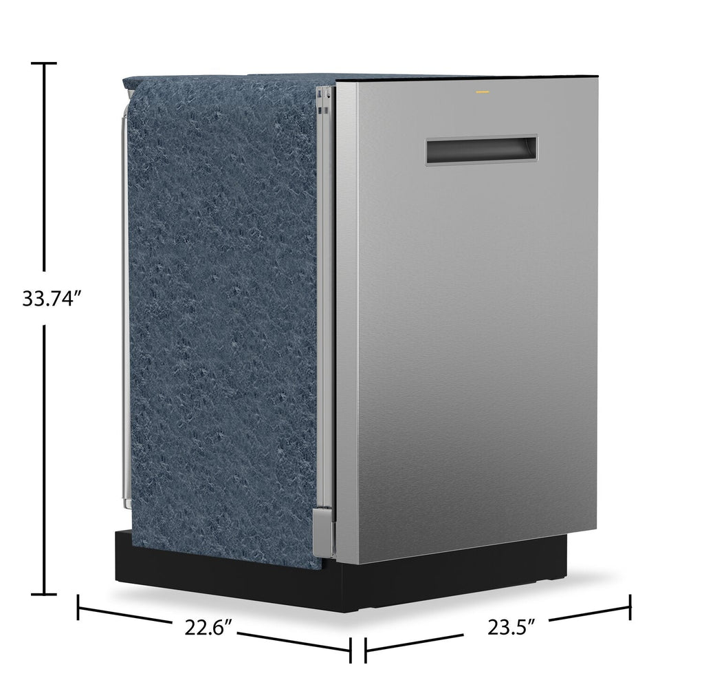 GE Profile 24" 42 dBA Top Control Dishwasher - Stainless Steel - PBT700SSVFS  | Lave-vaisselle GE Profile de 24 po et de 42 dBA avec commandes sur le dessus - acier inoxydable - PBT700SSVFS