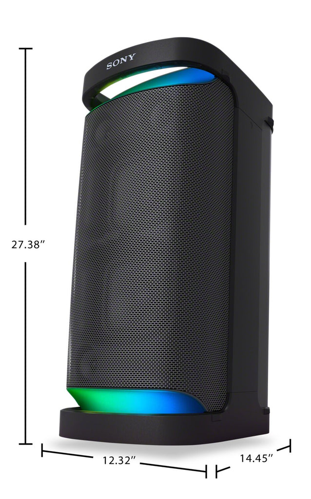 SONY X-Series Wireless Portable Bluetooth Karaoke Party Speaker IPX4 Splash-Resistant with 25 Hour-Battery (SRSXP700) | Haut-parleur de fête omnidirectionnel portatif SONY de série X sans fil avec résistance aux éclaboussures IPX4 (SRSXP700)