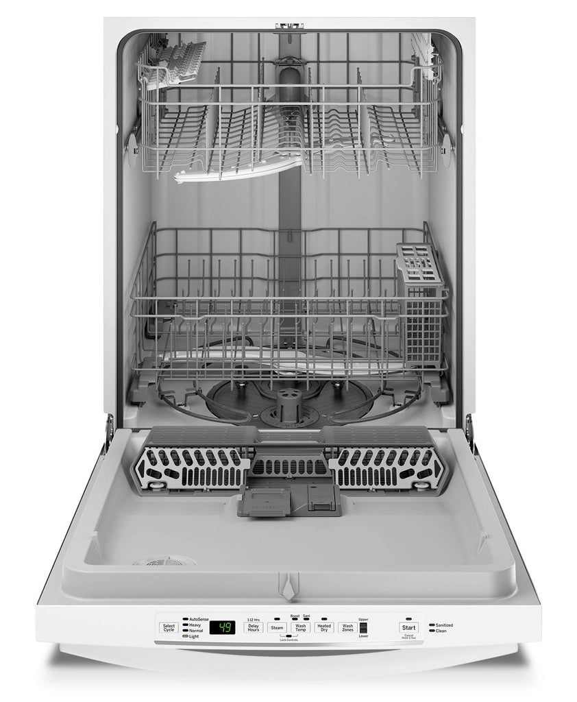GE Tall-Tub Dishwasher with Hidden Controls – GDT545PGJWW|Lave-vaisselle GE à cuve haute avec commandes dissimulées - GDT545PGJWW