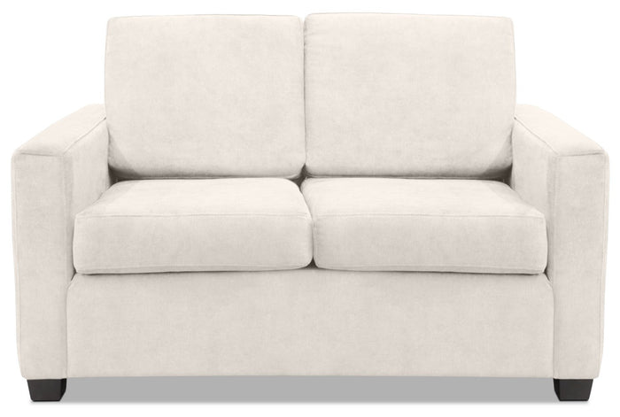 Becca Chenille Loveseat – Silver|Causeuse Becca en chenille - argentée