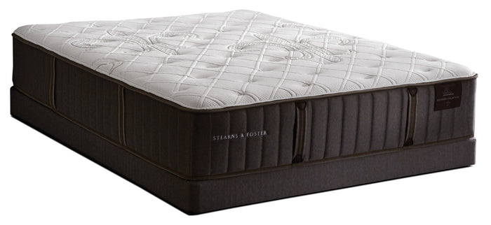 Stearns & Foster Finsbury Firm Low-Profile Split Queen Mattress Set|Ensemble matelas ferme divisé à profil bas Finsbury de Stearns & Foster pour grand lit
