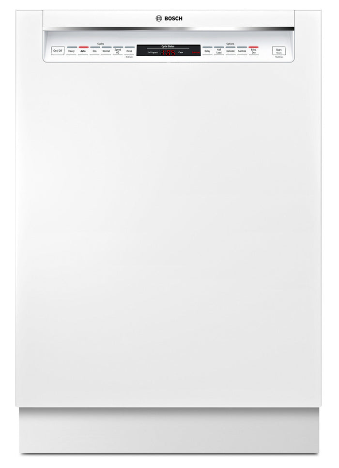 Bosch 800 Series Recessed Handle Built-In Dishwasher – SHEM78W52N|Lave-vaisselle encastré Bosch de série 800 avec poignée encastrée - SHEM78W52N|SHEM7852