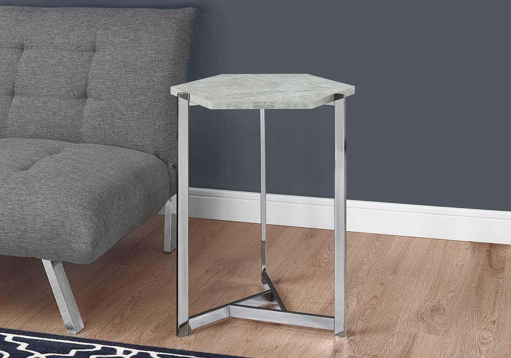Atka Accent Table – Cement Grey|Table d'appoint Atka - gris ciment|ATKCMCST
