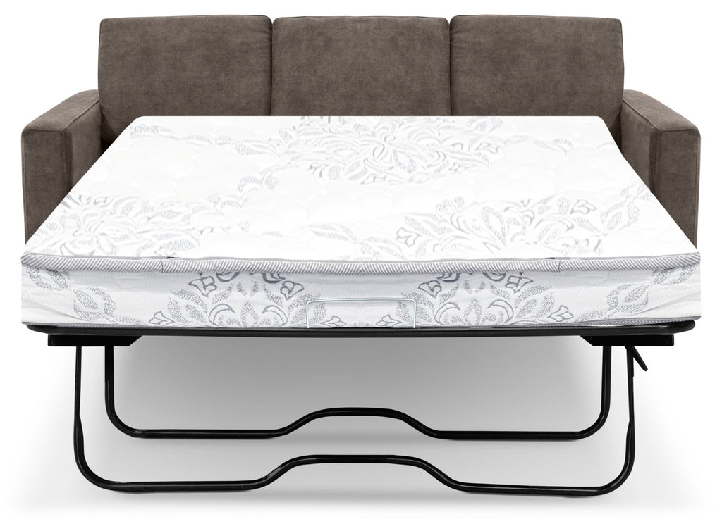 Becca Chenille Full-Size Sofa Bed – Charcoal|Sofa-lit double Becca en chenille –  anthracite