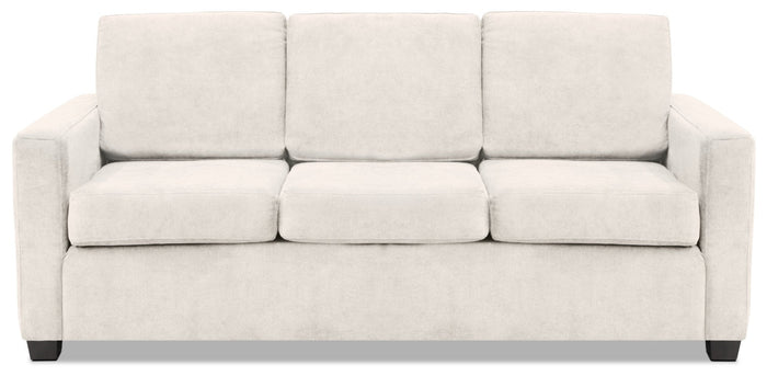 Becca Chenille Full-Size Sofa Bed – Silver|Sofa-lit double Becca en chenille –  argenté