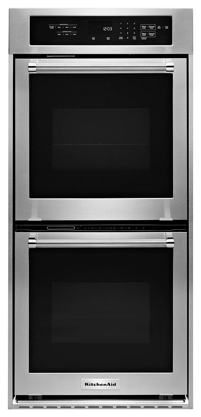 KitchenAid 6.2 Cu. Ft. Double Wall Oven – KODC304ESS|Four encastré double KitchenAid de 6.2 pi3 - KODC304ESS|KODC304S