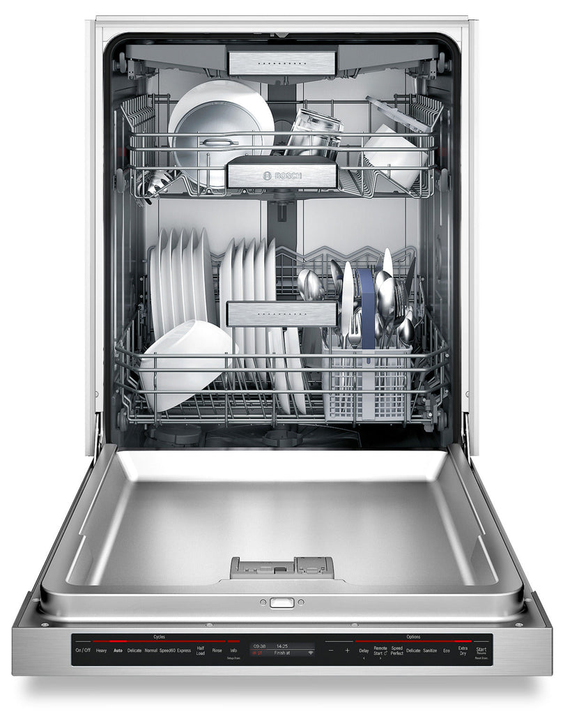 Bosch Recessed Handle Built-In Dishwasher – SHEM78WH5N|Lave-vaisselle encastré Bosch avec poignée encastrée - SHEM78WH5N|SHEM78H5
