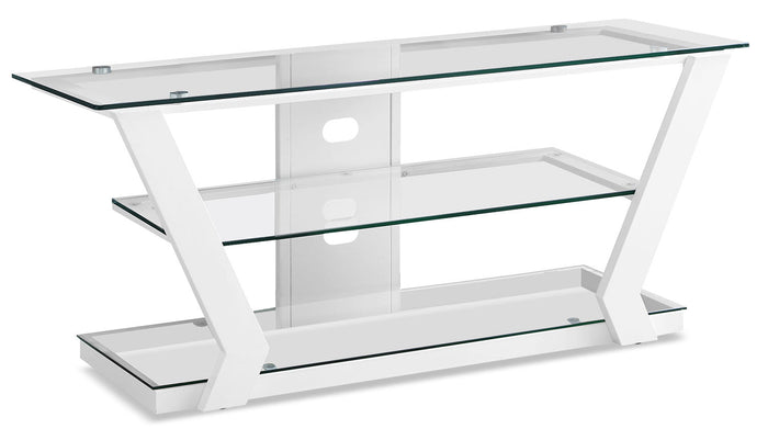 Abram 48” TV Stand –­ White|Meuble pour téléviseur Abram de 48 po –­ blanc